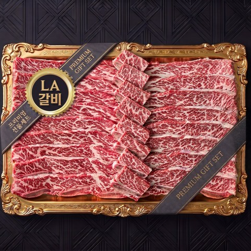 LA갈비 선물 추천 따봉프레시 꽃갈비 4kg 지방손질 가족모임용 갈비