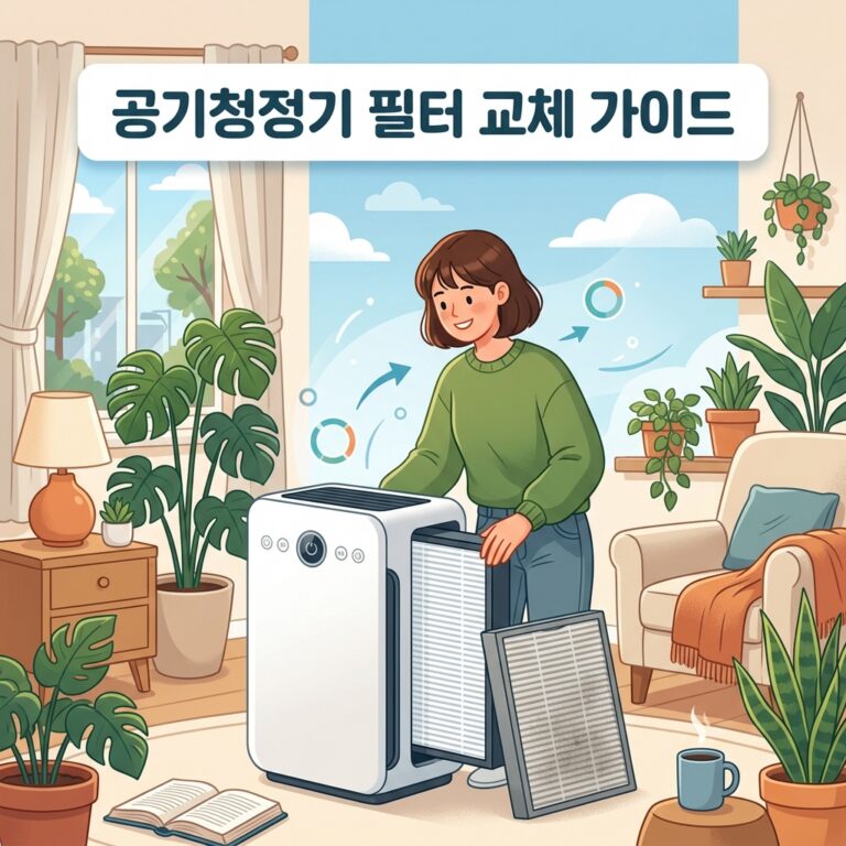 공기청정기 필터 교체 가이드 | 삼성 LG 위닉스 코웨이 모델별 호환필터 정리